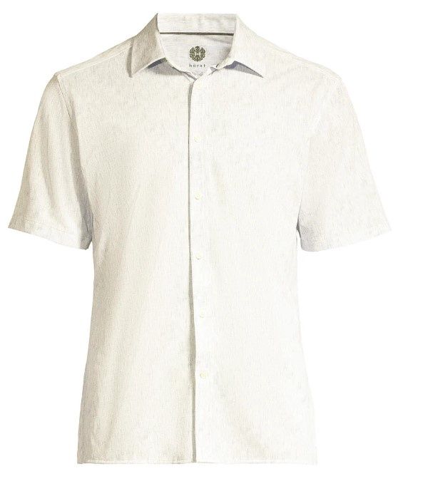 Horst S/S Sport Shirt, Colour: Beige, Size: S