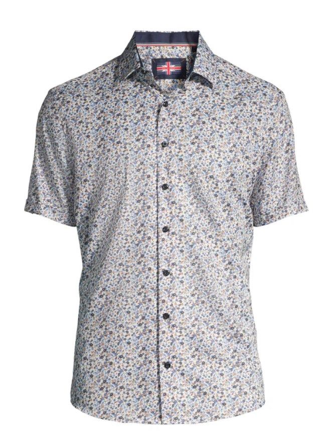 Soul Of London S/S Sport Shirt Brown