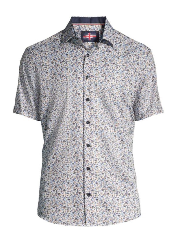Soul Of London S/S Sport Shirt Brown