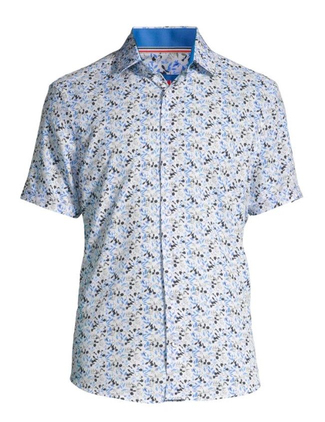 Soul Of London S/S Sport Shirt Blue