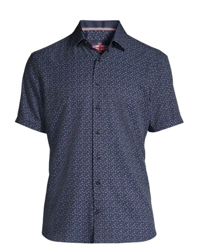Soul Of London S/S Sport Shirt Navy