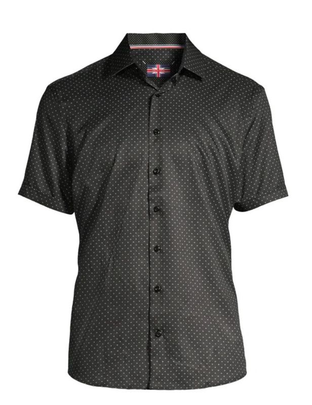 Soul Of London S/S Sport Shirt Black/White