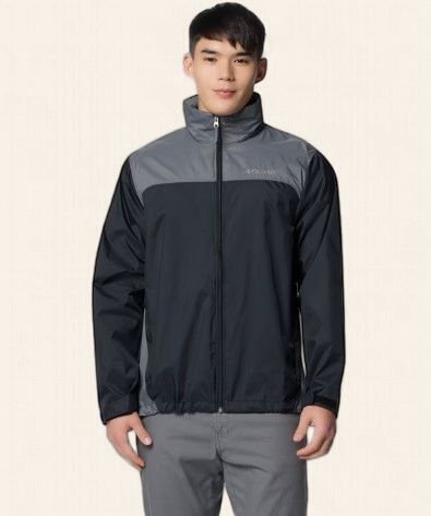 Columbia Glennaker  Lake II Rain Jacket, Colour: 012-Black/Grey, Size: M