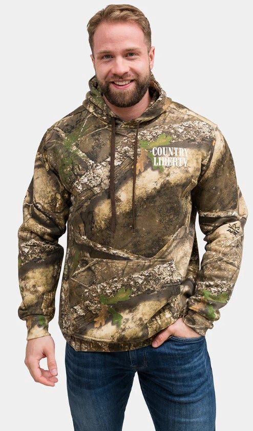 Country Liberty Camo Realtree Hoodie