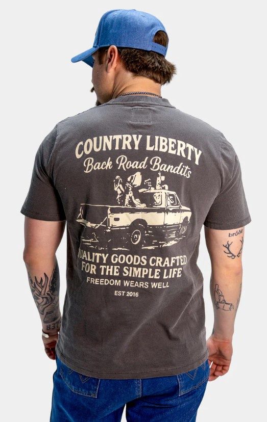 Country Liberty Vintage Backroad Bandits Tee