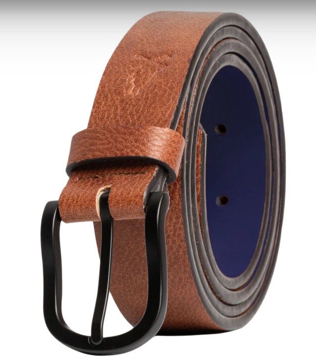 Nick Graham Everywhere Black Dark Tan Belt 1003, Colour: 11-Brown, Size: S