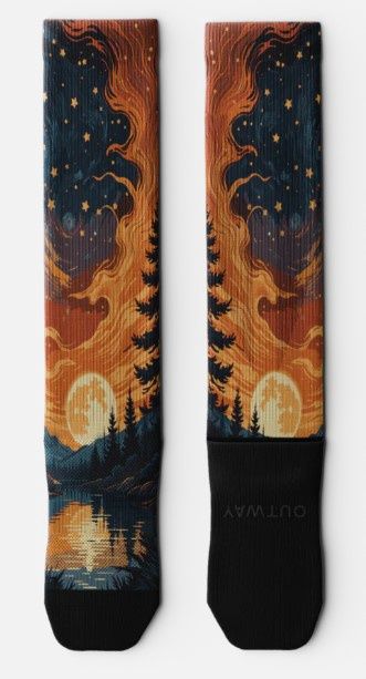 Outway Fiery Night Knee High Compression