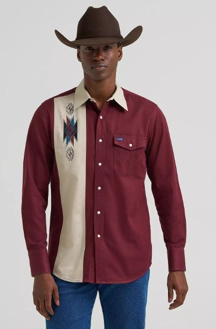 Wrangler LS  Vintage Western Shirt 2000