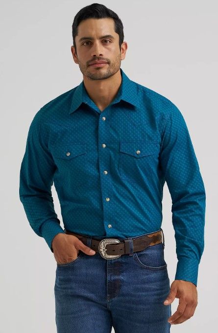 Wrangler 20X LS Western Shirt Snap 1476