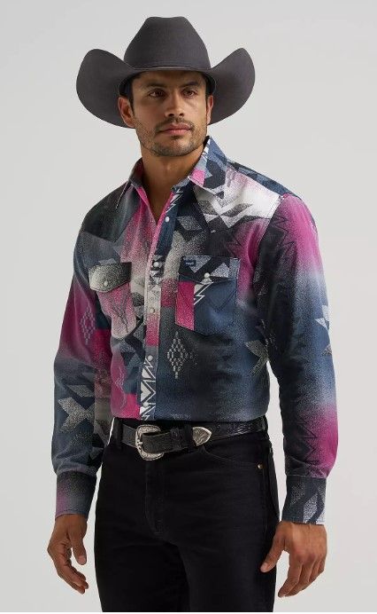 Wrangler Vintage LS Western Snap Shirt 1999