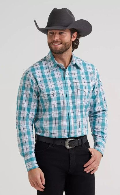 Wrangler Western LS Snap Button Shirt 1652