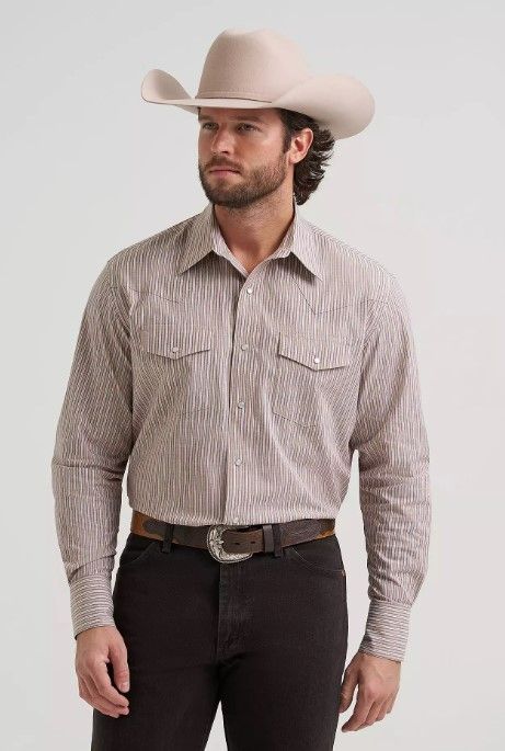 Wrangler LS Western Snap Button Shirt 1653