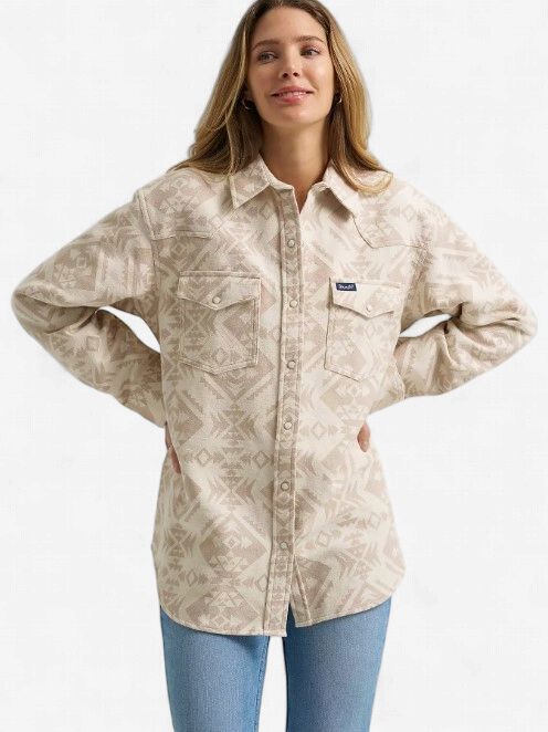 Wrangler Women’s LS Snap Shirt Jacket 3027