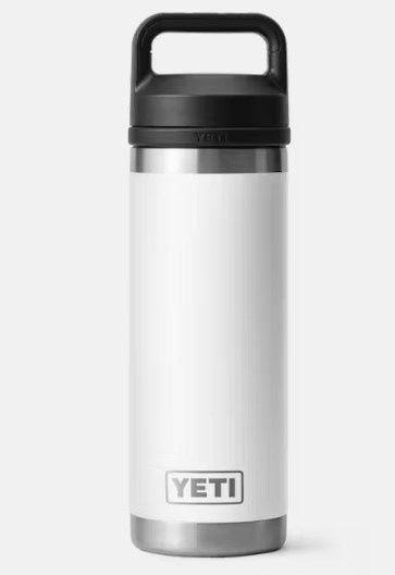 Yeti Rambler 18oz Bottle Chug White