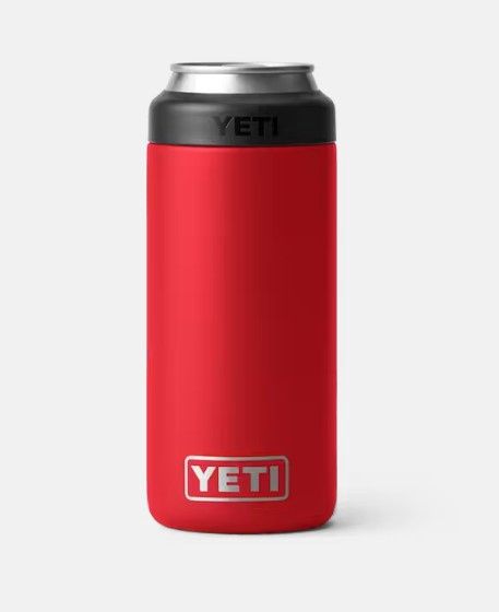 Yeti Rambler Colster Slim Rescue Red