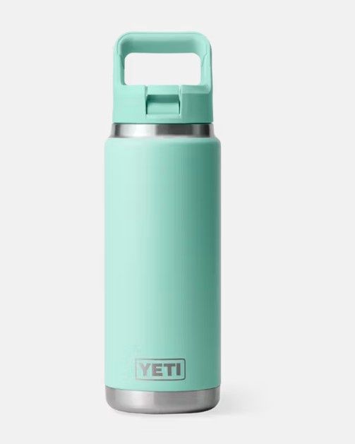Yeti Rambler 26oz Straw Bottle Seafoam