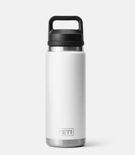 Yeti Rambler 26oz Bottle Chug White