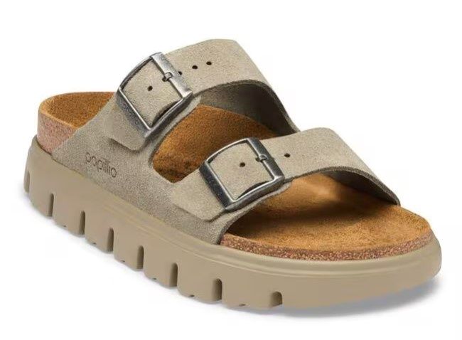Birkenstock Arizona Chunky Suede Taupe