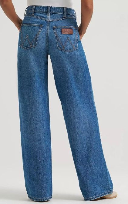 Wrangler Womens High Rise Wide Leg Bailey