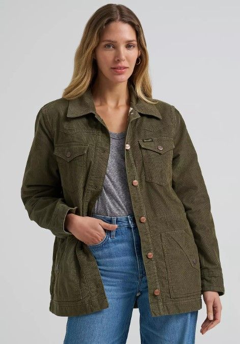 Wrangler Western Womens Barn Coat 2739