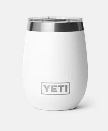 Yeti Rambler 10oz CL Wine MS White