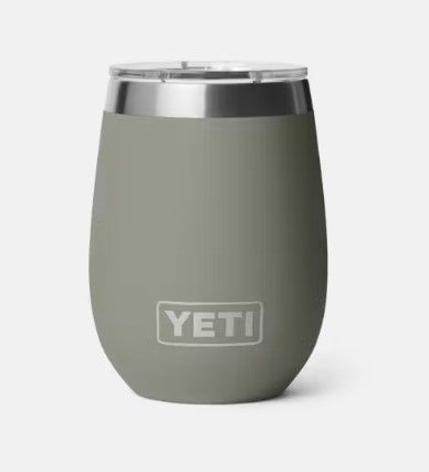 Yeti Rambler 10oz CL Wine MS Pampa Green