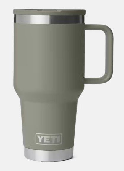 Yeti Rambler 30oz Travel Straw Mug Pampa Green