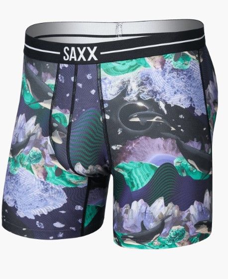 Saxx Volt Breathable Mesh BB Midnight Sun-Black