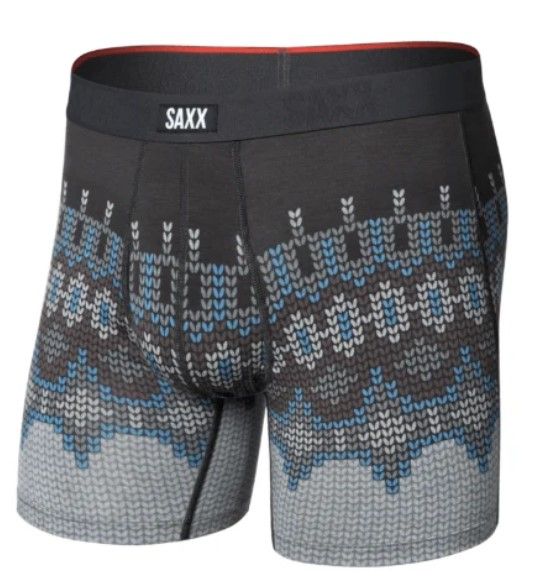 Saxx Vibe Xtra Soft Comfort BB Shetland Stripe Dark Grey