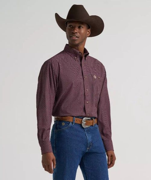 Wrangler LS Western Shirt George Strait 5344