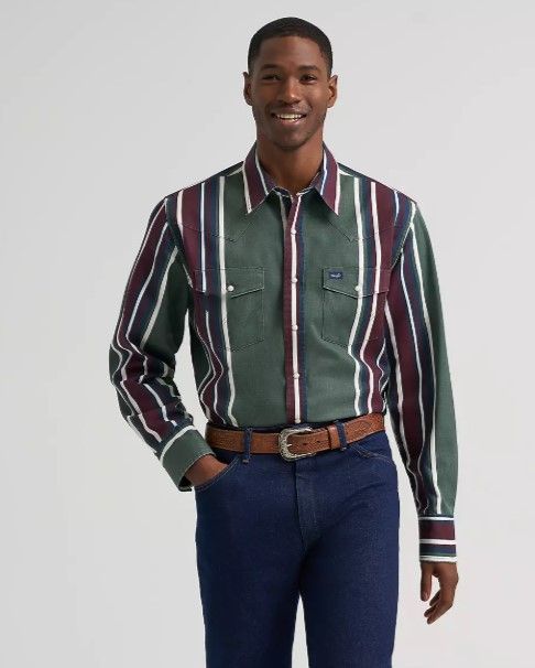 Wrangler LS Western Shirt Brushpopper  5788