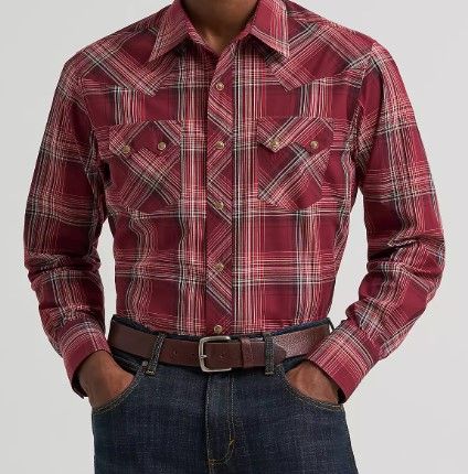 Wrangler Retro Core LS Western Snap Button Shirt 5598