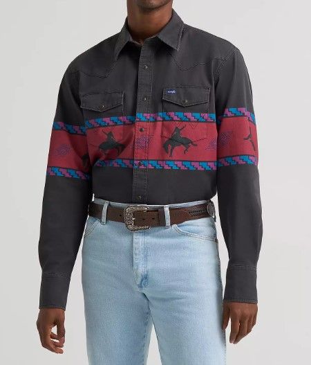 Wrangler LS Vintage Western Shirt 5790