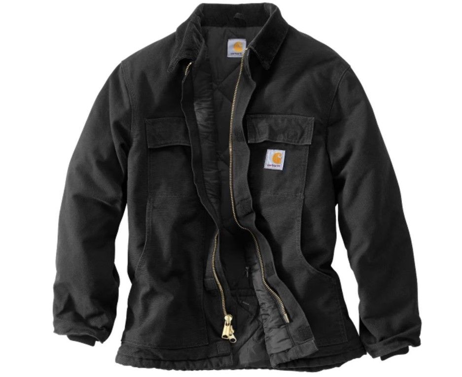 Carhartt Firm Duck Traditional Coat, Colour: Black, Size: S