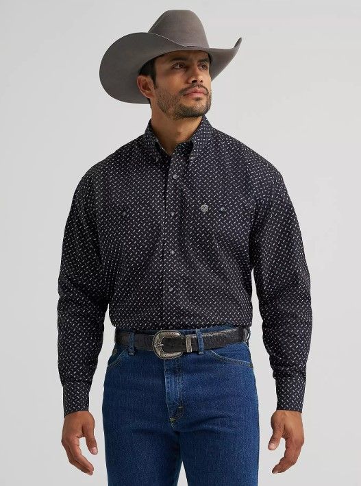 Wrangler LS  Western Shirt Button 5356