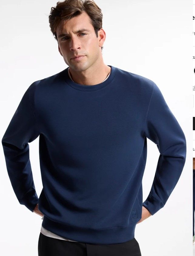 MPG Dreamweave  Crew Neck Pullover, Colour: Navy, Size: S