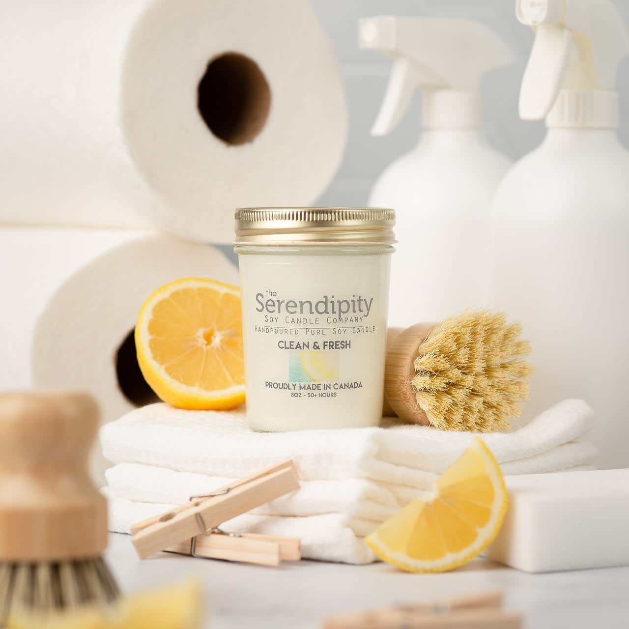 Soy Candle - Clean &amp; Fresh