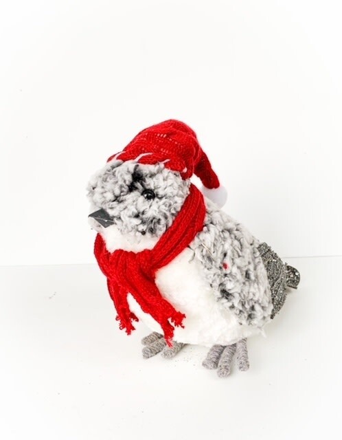 Bird - Grey with Hat