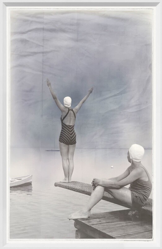 Art - Camp Divers Indigo Stained