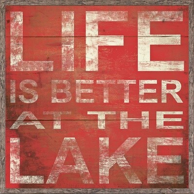 Art - Life is Better at the Lake 