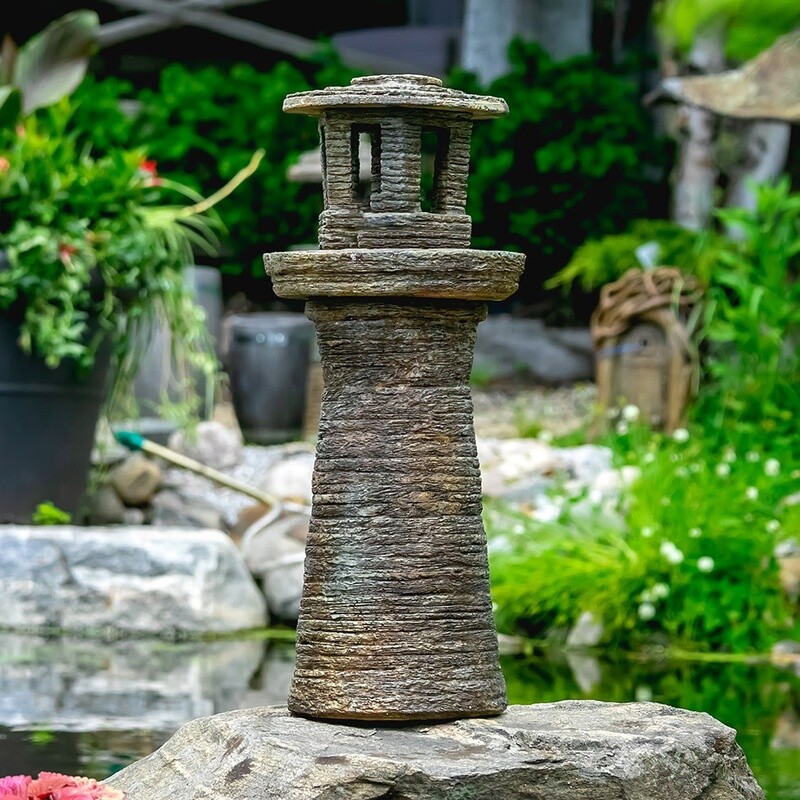 Statuary - Drystack Solar Lighthouse