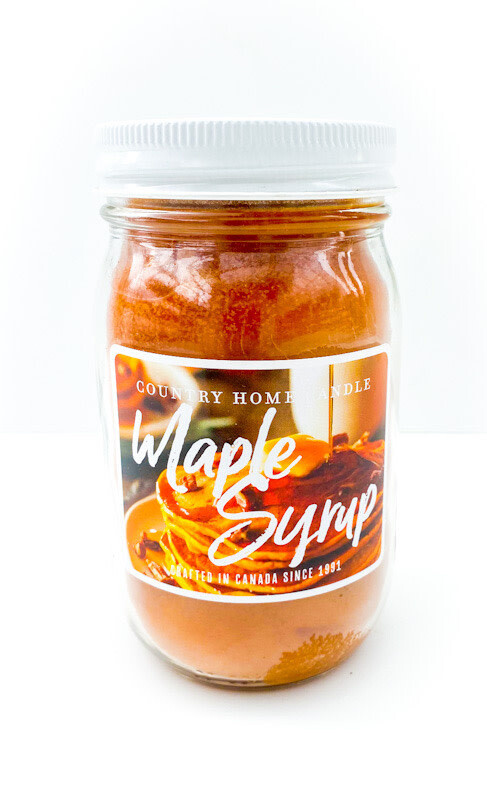 Candle 16 oz Caramel Tones Maple Syrup