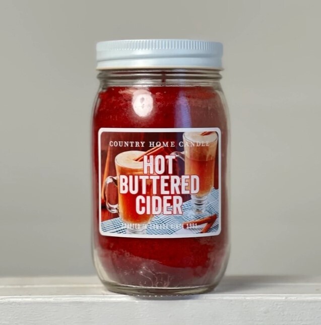 Candle 16 oz. Hot Buttered Cider
