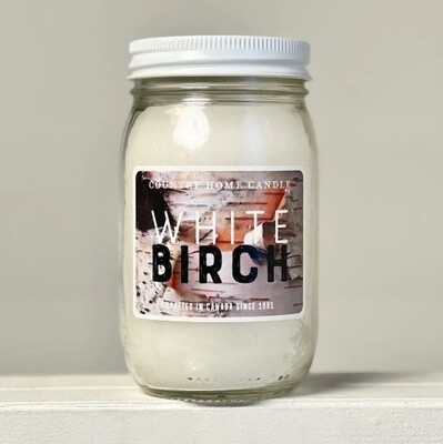 Candle 16 oz. White Birch