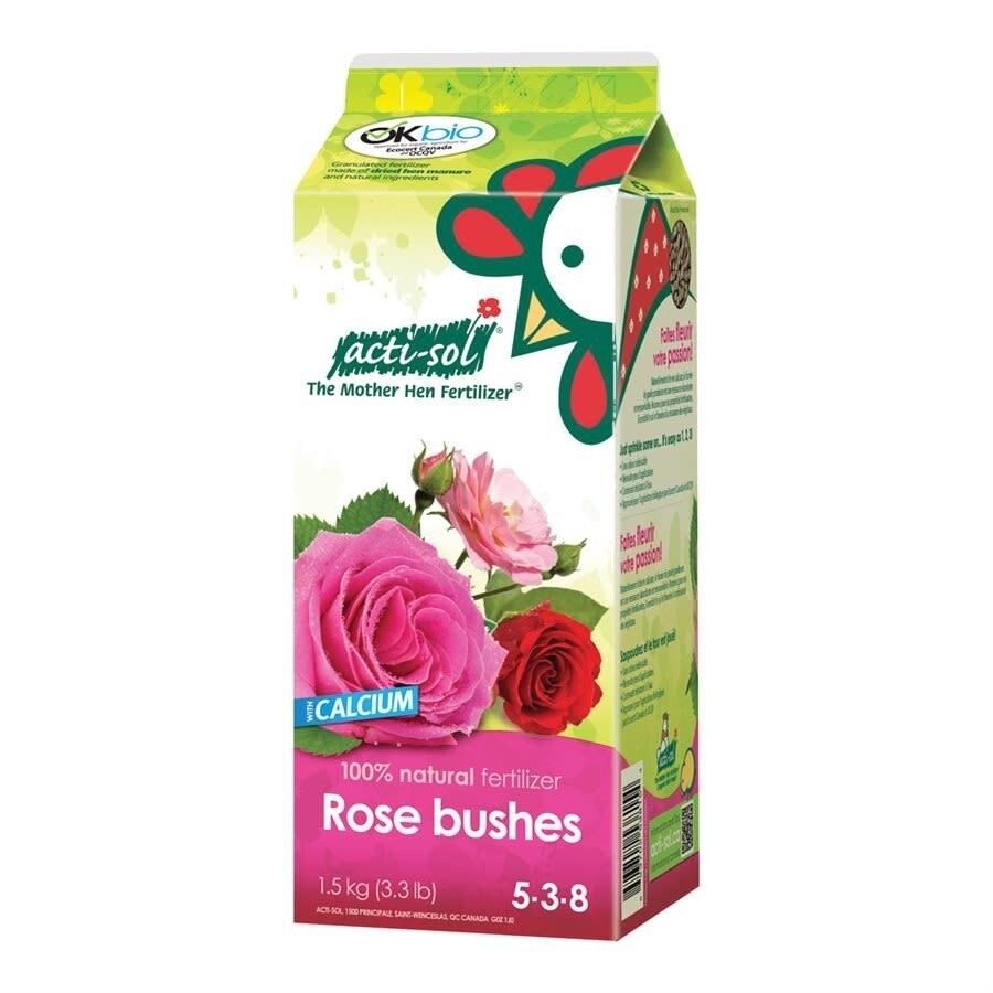 Acti-Sol Hen Manure - Rose Bushes 5-3-8 1.5kg