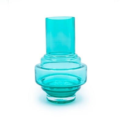 Glass Vase - Blue Large