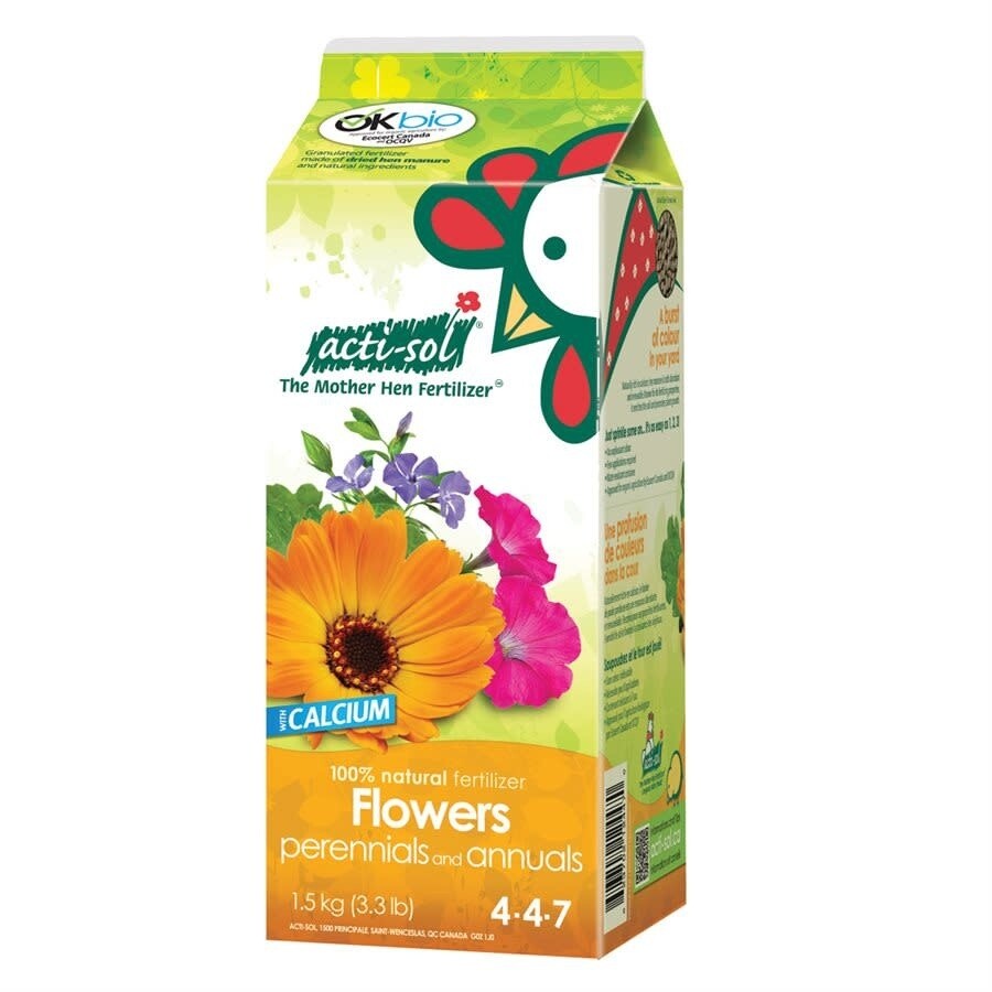 Acti-Sol Hen Manure - Flowers 4-4-7 1.5kg