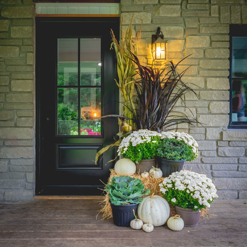 Fall Porch Pkg - &quot;All White&quot;