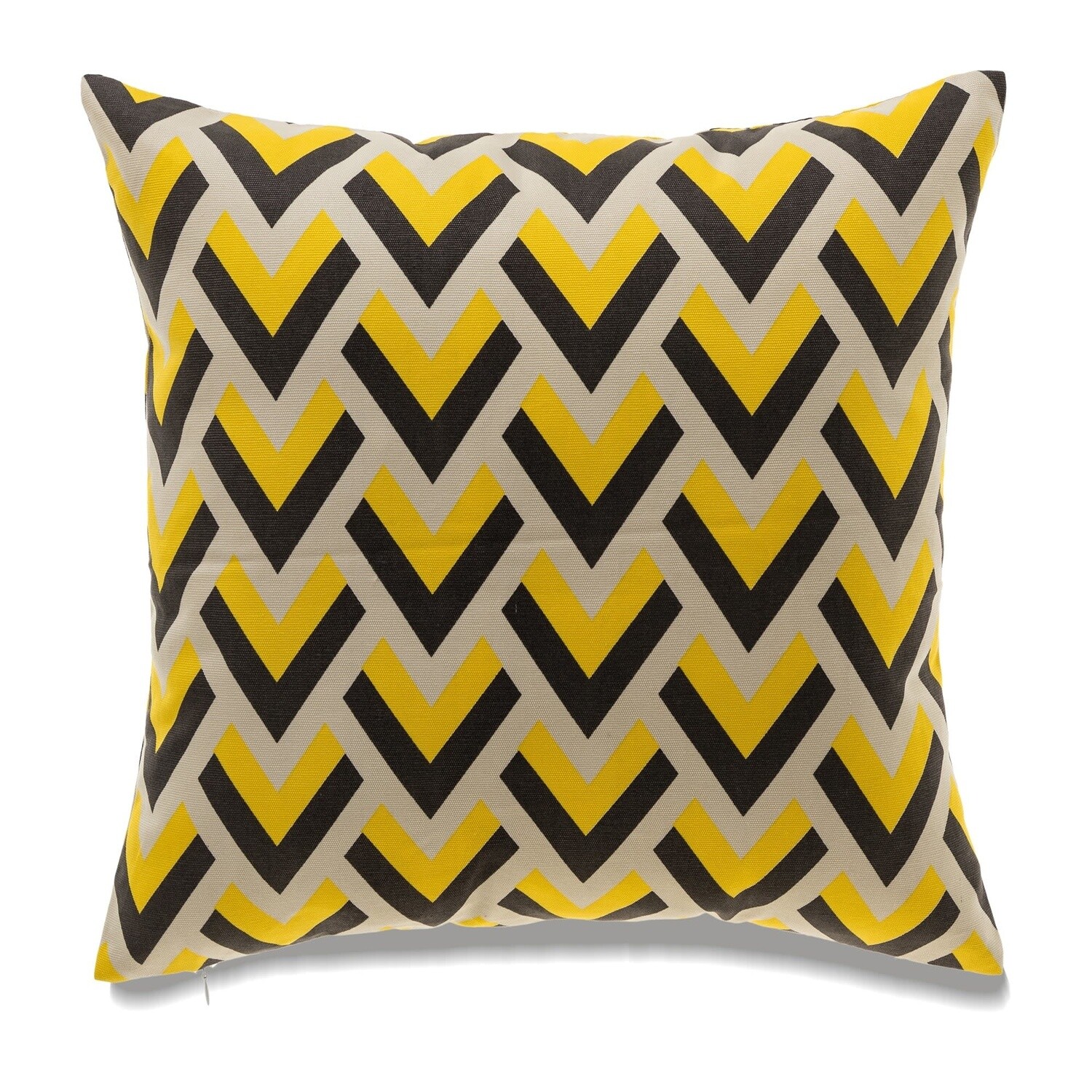 Pillow - Indoor Los Angeles Yellow Chevron 18x18&quot;