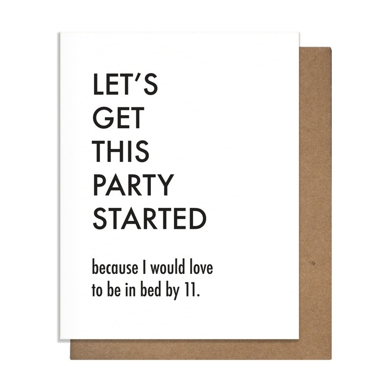 Birthday Card - Party Started